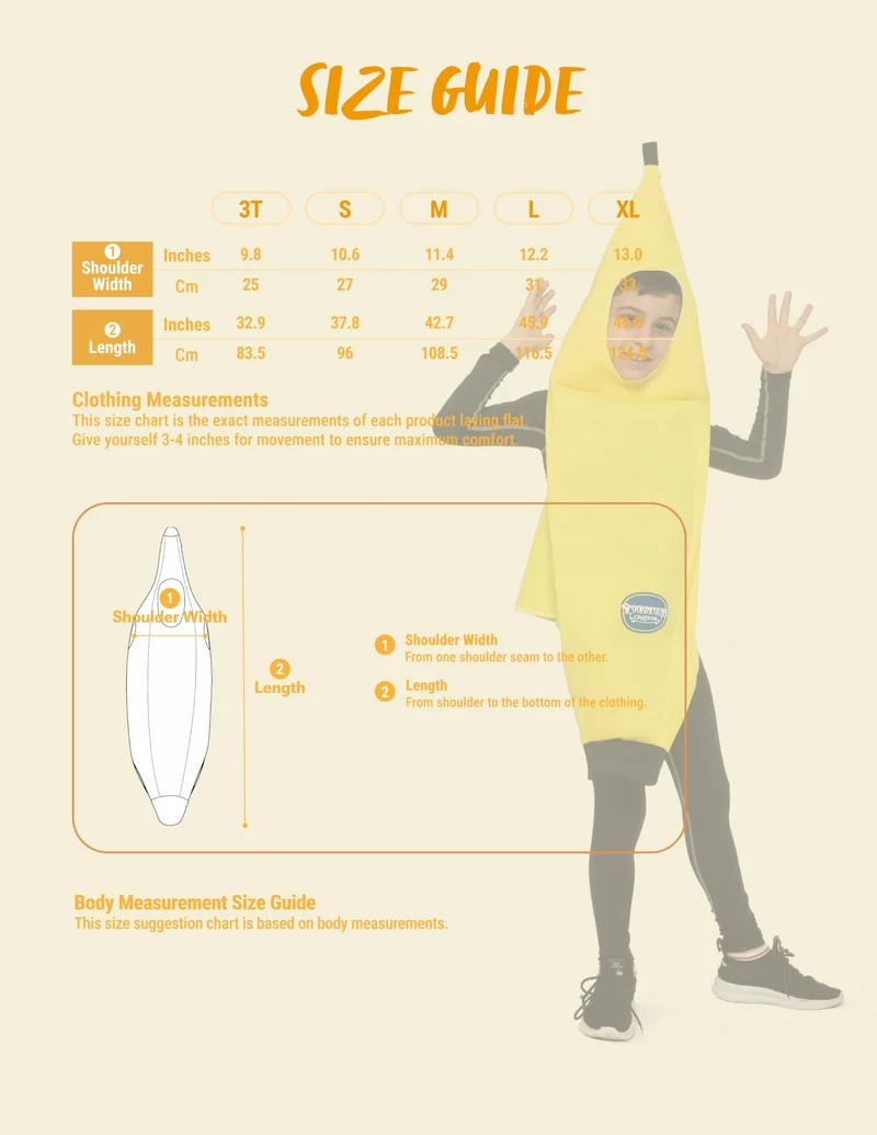 JOYIN Kids' Halloween Banana Costume