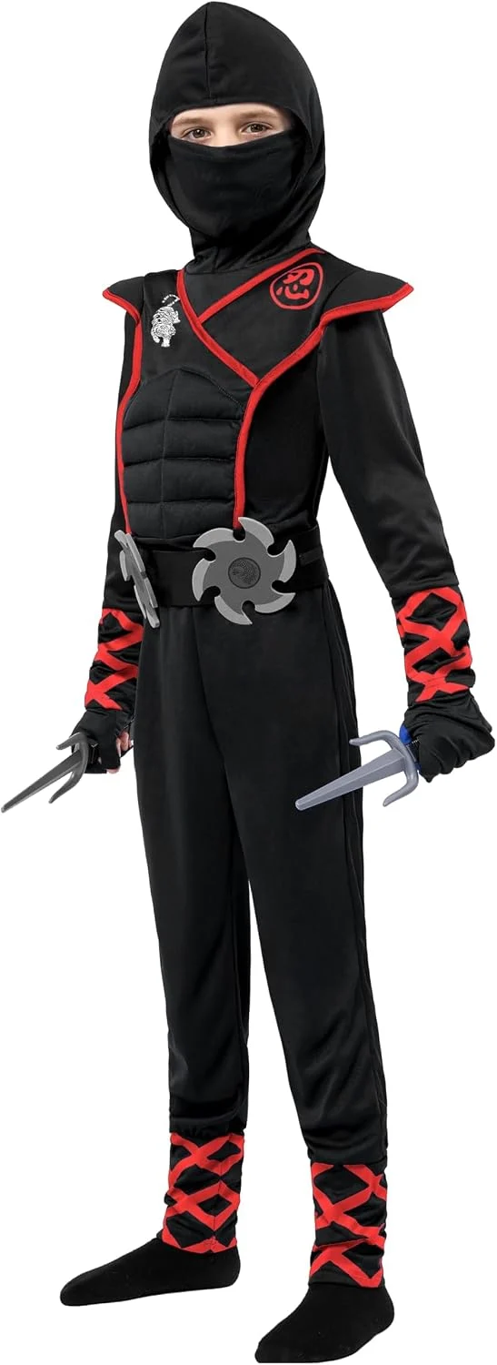 JOYIN Kids' Halloween Ninja Costume Set