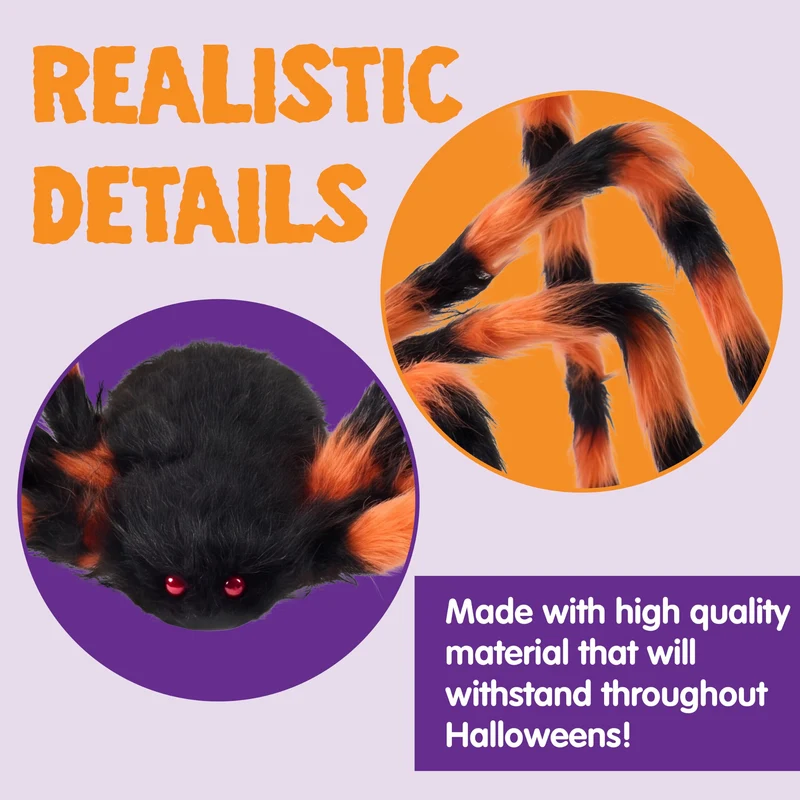 JOYIN 5 FT Giant Spider - Halloween Outdoor Yard & Lawn Decoration