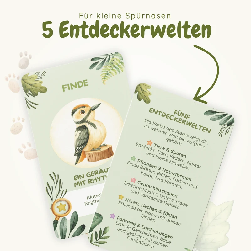 WO IST ES? – Entdeckerkarten Kinder | Outdoor-Suchspiel 68 Aufgaben