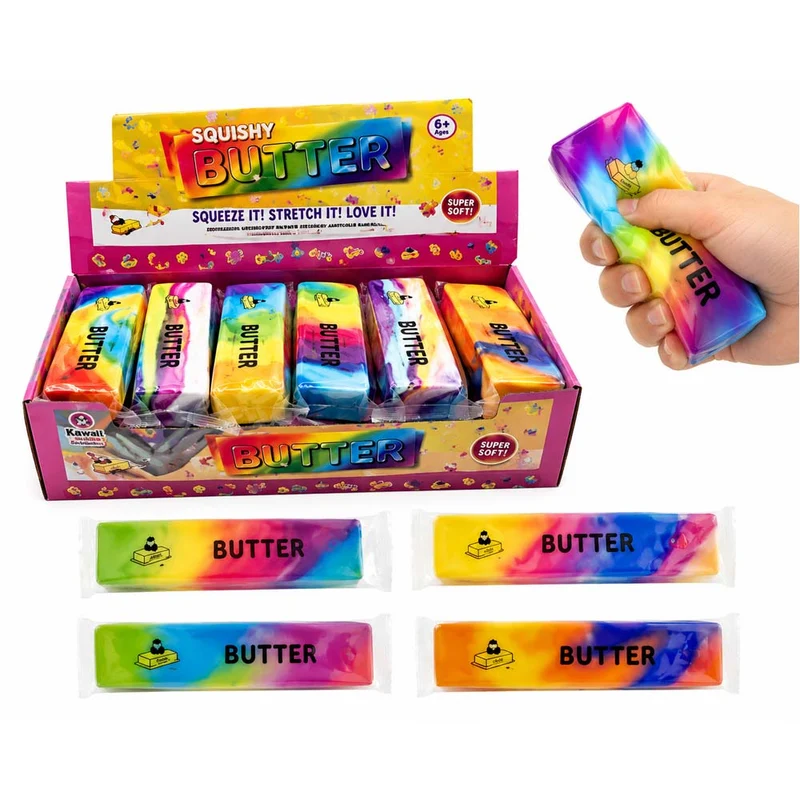 Squishy Rainbow Butter - 14cm