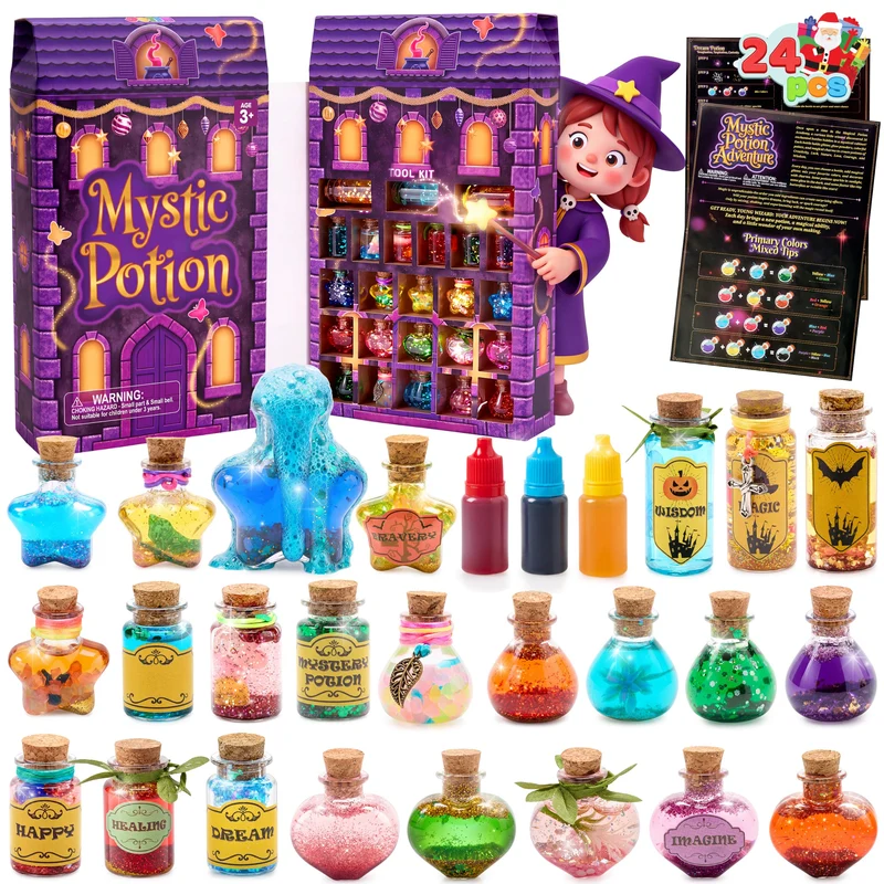 JOYIN Advent Calendar 2026 Christmas Magic Potion Kit 24 Pcs DIY