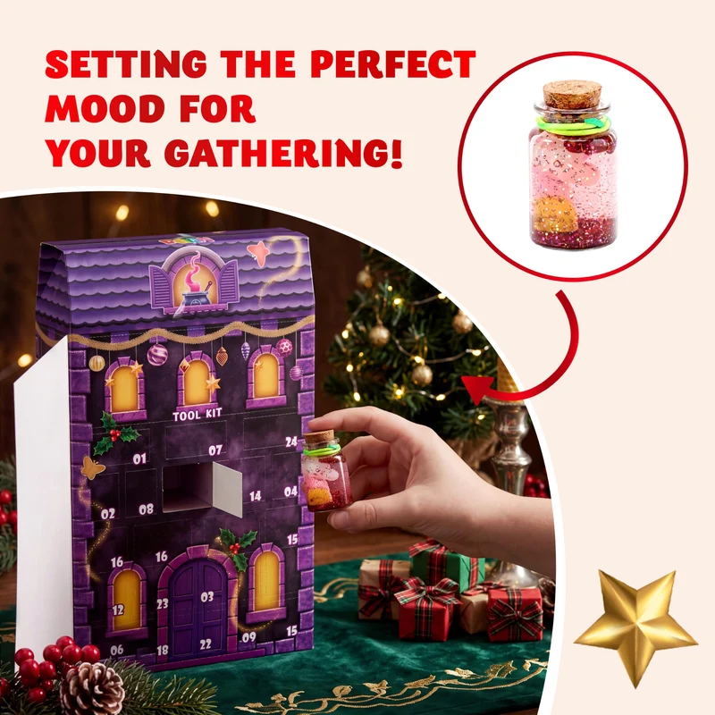 JOYIN Advent Calendar 2026 Christmas Magic Potion Kit 24 Pcs DIY