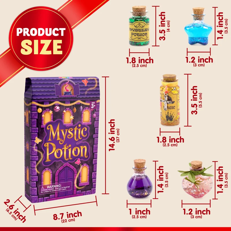 JOYIN Advent Calendar 2026 Christmas Magic Potion Kit 24 Pcs DIY