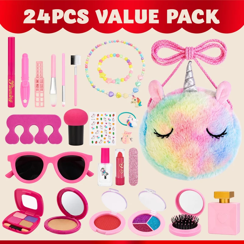 JOYIN Christmas Advent Calendar 2026 - Unicorn Fake Makeup Set