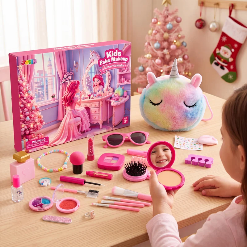 JOYIN Christmas Advent Calendar 2026 - Unicorn Fake Makeup Set