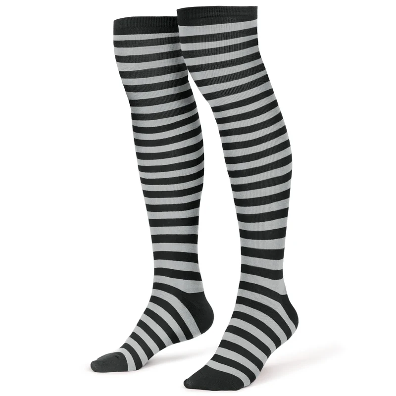 JOYIN Halloween Striped Over-the-Knee Socks - Thigh High Stockings for Women
