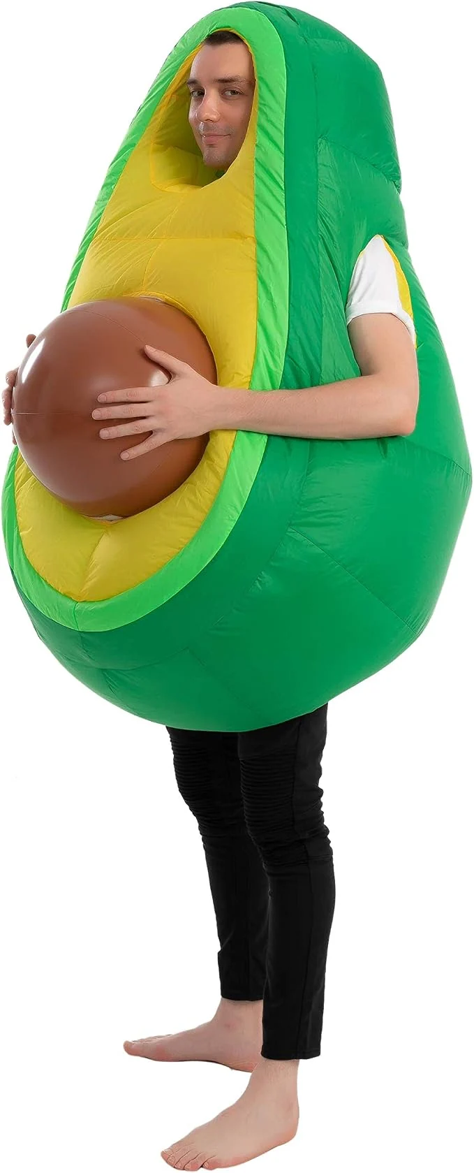 JOYIN Adult Inflatable Avocado Costume - Green Deluxe Halloween Suit