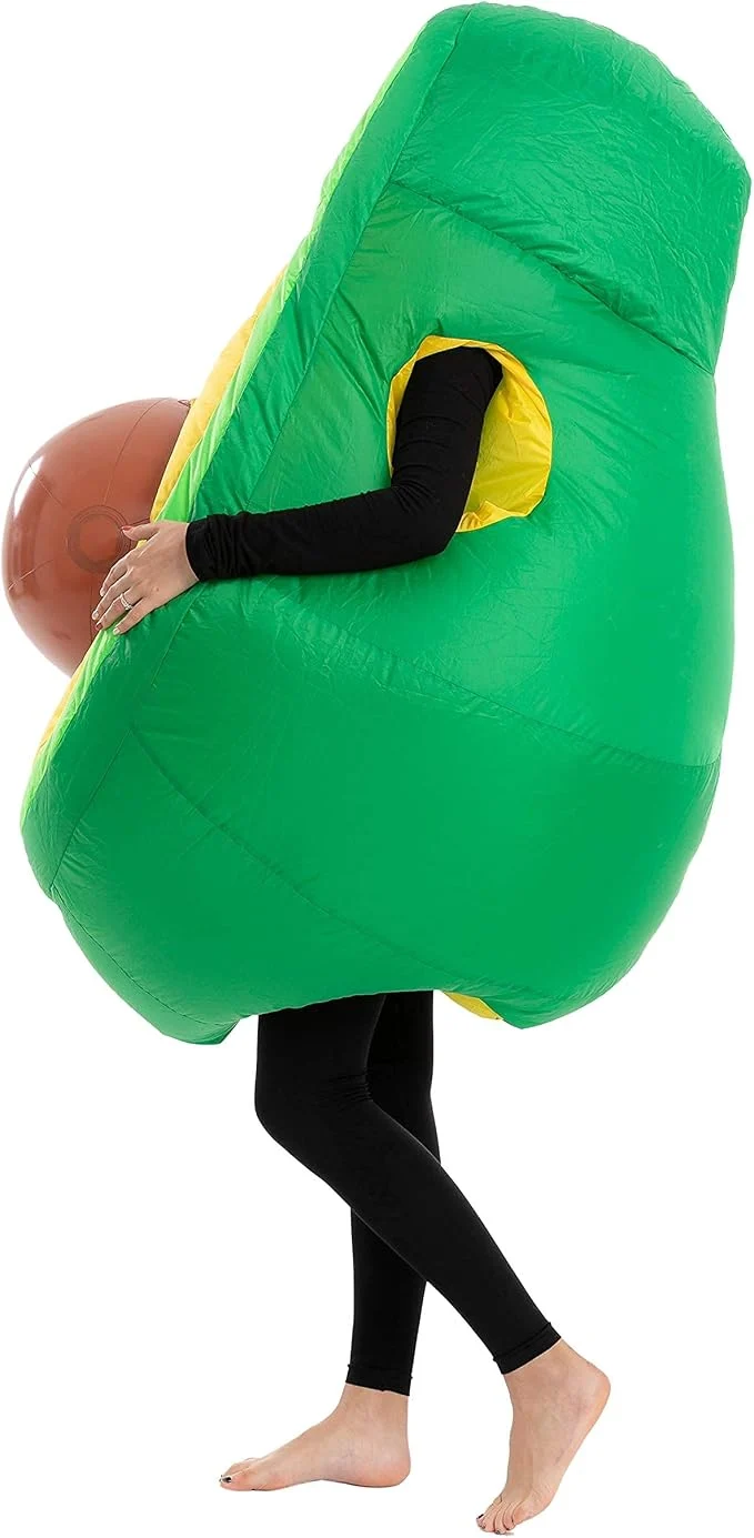JOYIN Adult Inflatable Avocado Costume - Green Deluxe Halloween Suit