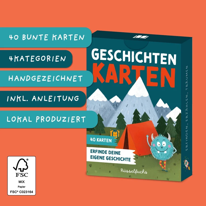 Geschichtenkarten - Kartenspiel für Kinder