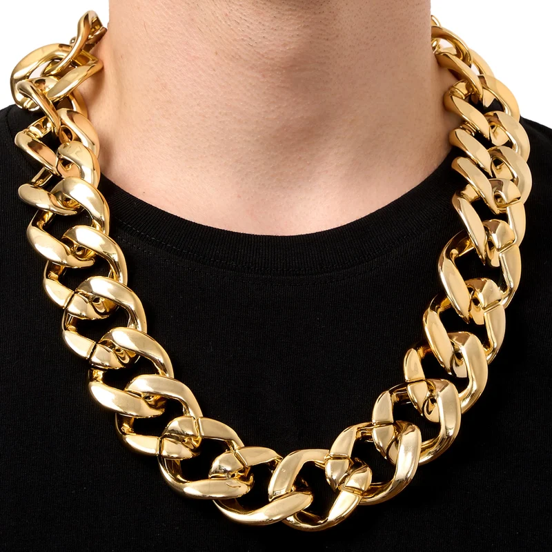 JOYIN Chunky Fake Gold Chain - Hip Hop Rapper Halloween Costume Jewelry