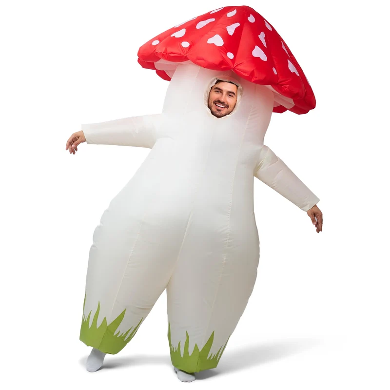 JOYIN Full Body Inflatable Mushroom Costume - Halloween Cosplay Suit JOYIN 全