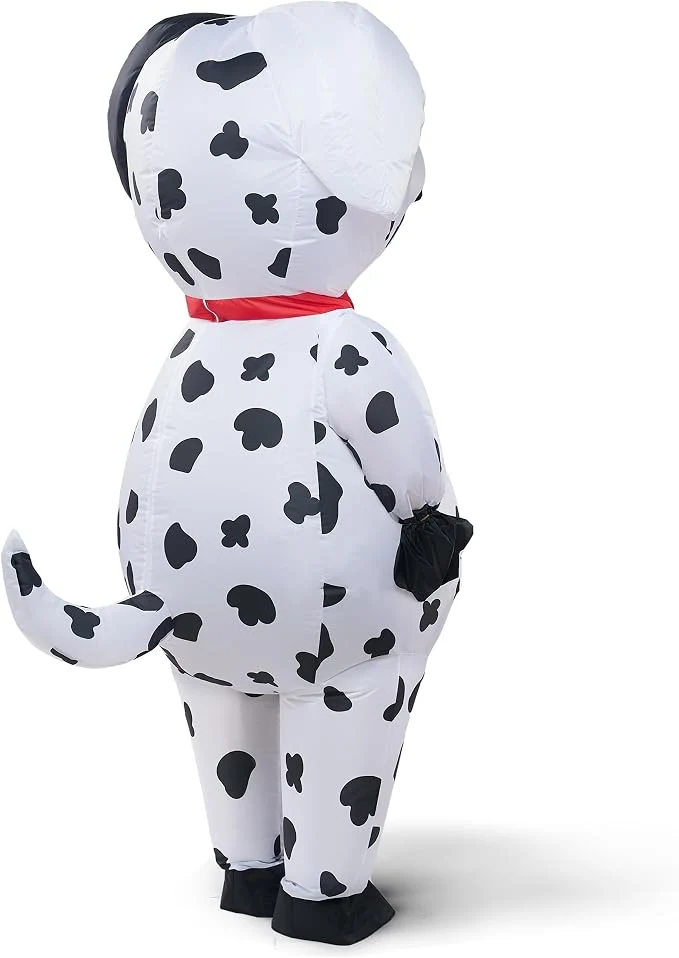 JOYIN Adult Inflatable Dalmatian Costume - Full Body Blow Up Puppy Suit