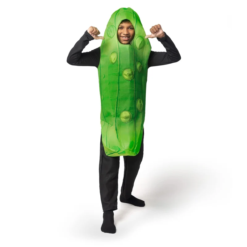 JOYIN Kids Pickle Costume - Funny Food Halloween Jumpsuit for Children