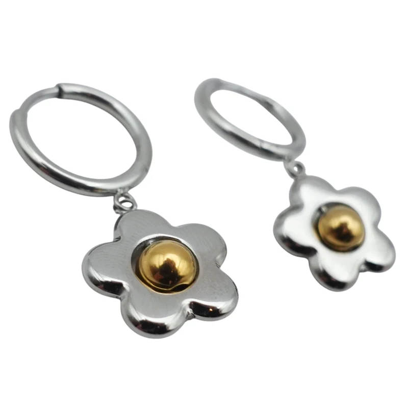 Flower Spinner Fidget Earrings by Fidge
