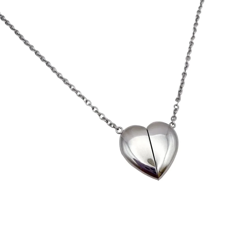 Heart Magnet Fidget Necklace by Fidge