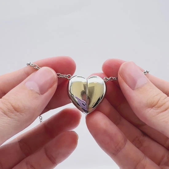 Heart Magnet Fidget Necklace by Fidge