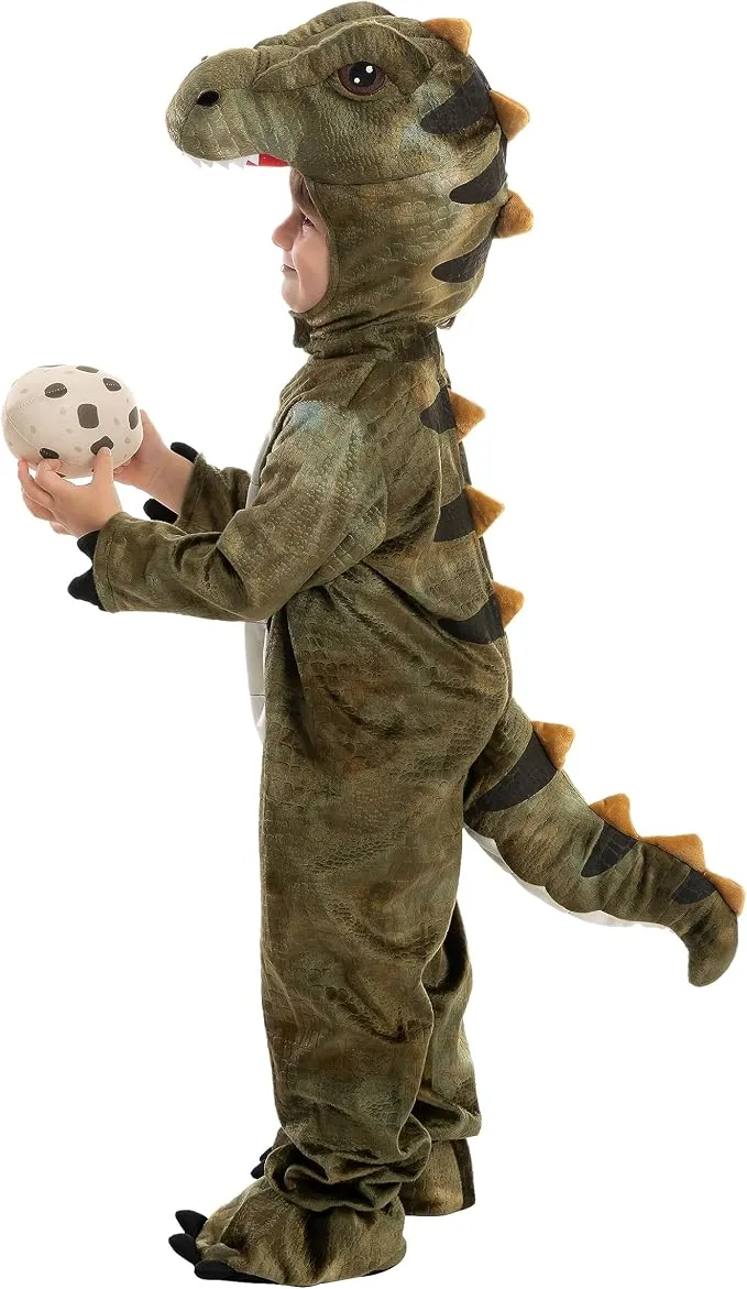 JOYIN Realistic T-Rex Dinosaur Jumpsuit - Halloween Costume with Egg