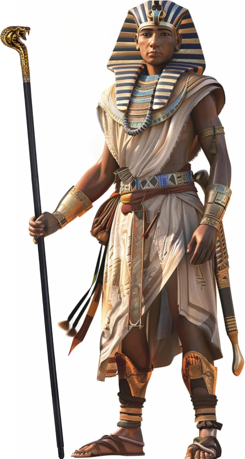 JOYIN Egyptian Snake Staff - Mystical Pharaoh Halloween Costume Prop