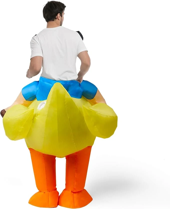JOYIN Adult Inflatable Dinosaur Costume - Ride-On T-Rex Halloween Outfit