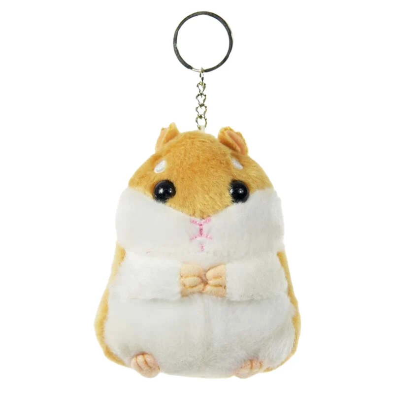 Hamster Schlüsselanhänger aus Plüsch