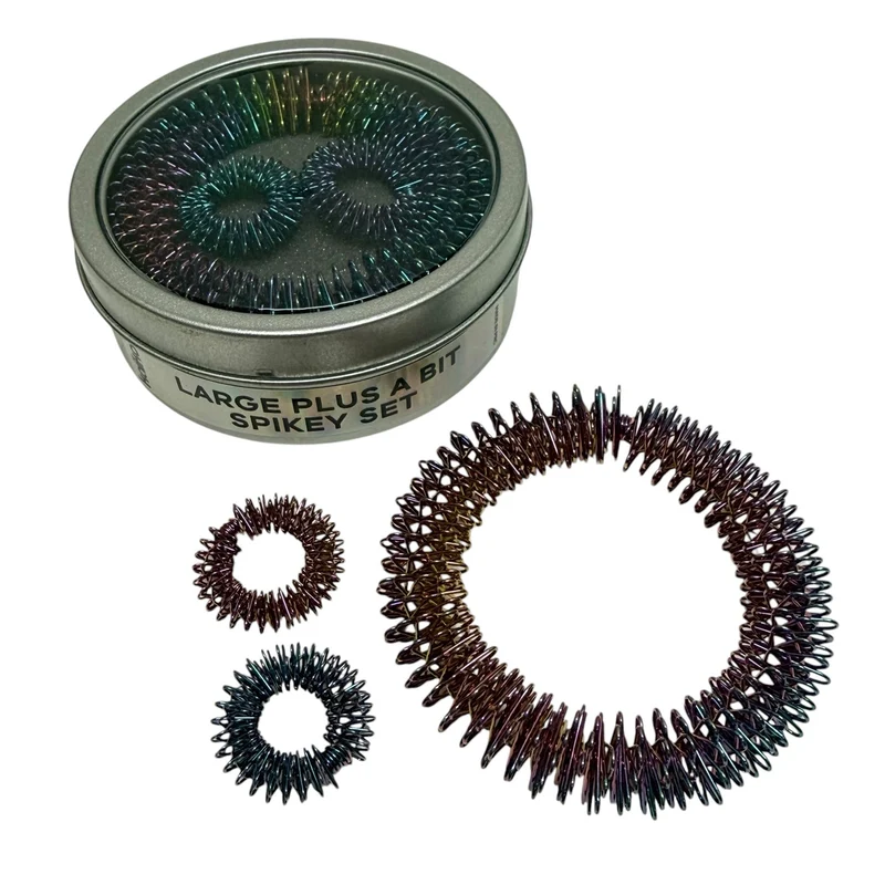 OIL SLICK Set: Wrist & Finger Spikey Set 3 pack