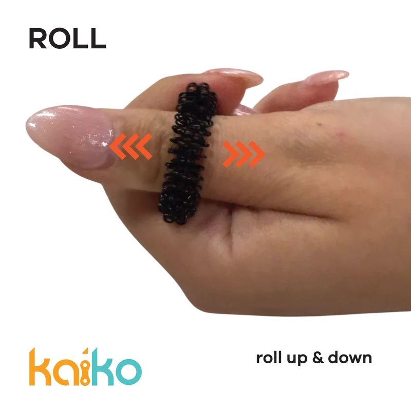 OIL SLICK Set: Wrist & Finger Spikey Set 3 pack