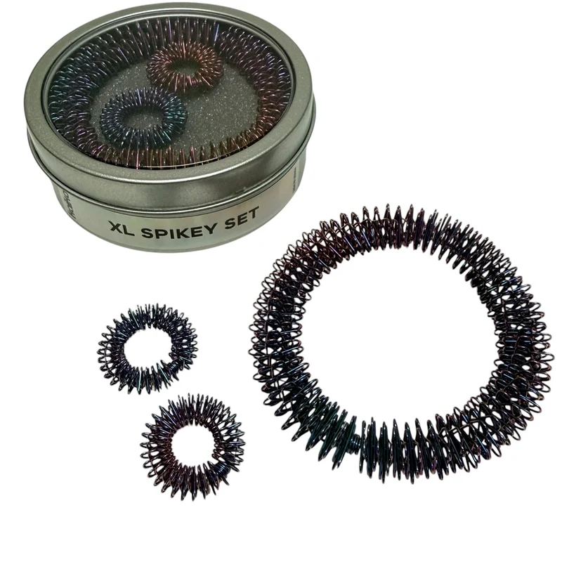 OIL SLICK Set: Wrist & Finger Spikey Set 3 pack
