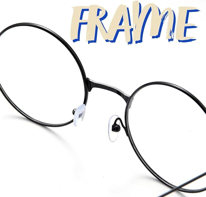 JOYIN Black Wire Round Glasses - Old Man Halloween Costume Accessory