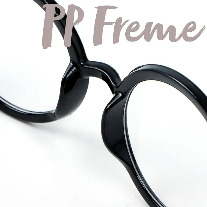 JOYIN Wizard Round Glasses - Black Circle Halloween Costume Accessory