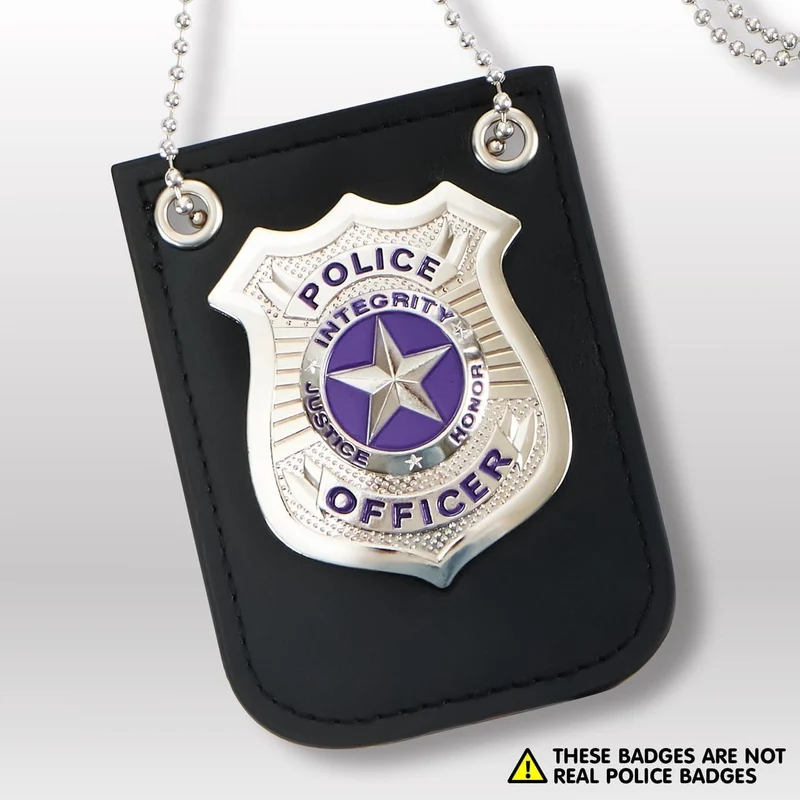 JOYIN Creations Kids Police Badge & Detective Necklace Set