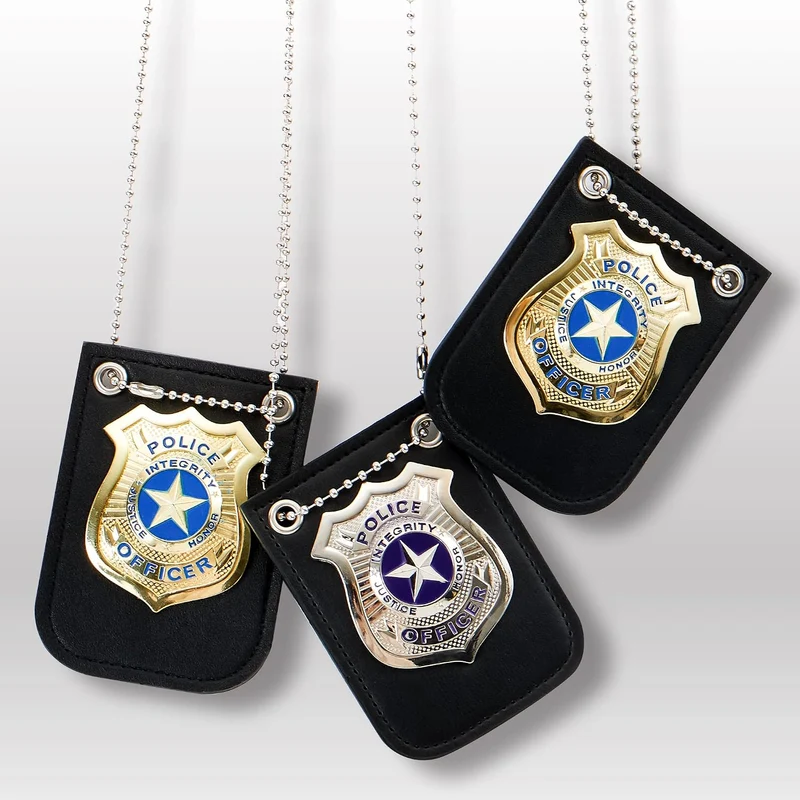 JOYIN Creations Kids Police Badge & Detective Necklace Set