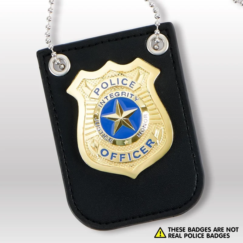 JOYIN Creations Kids Police Badge & Detective Necklace Set