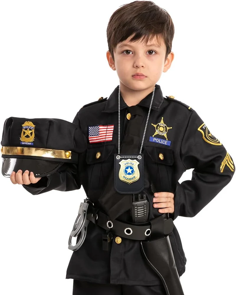 JOYIN Creations Kids Police Badge & Detective Necklace Set