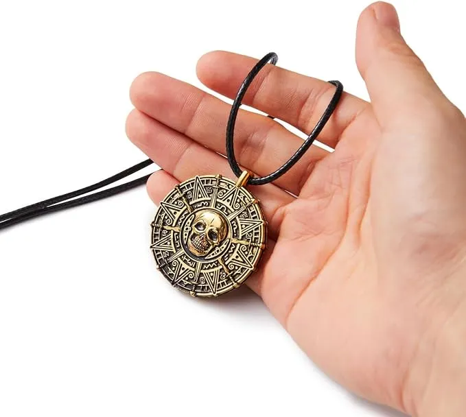 JOYIN Pirate Skull Coin Necklace - The Final Touch for Your Halloween Look