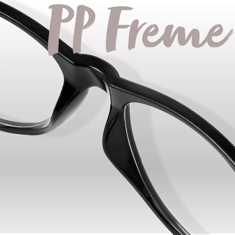 JOYIN Black Nerd Glasses with Clear Lenses - Classic Halloween Costume Prop