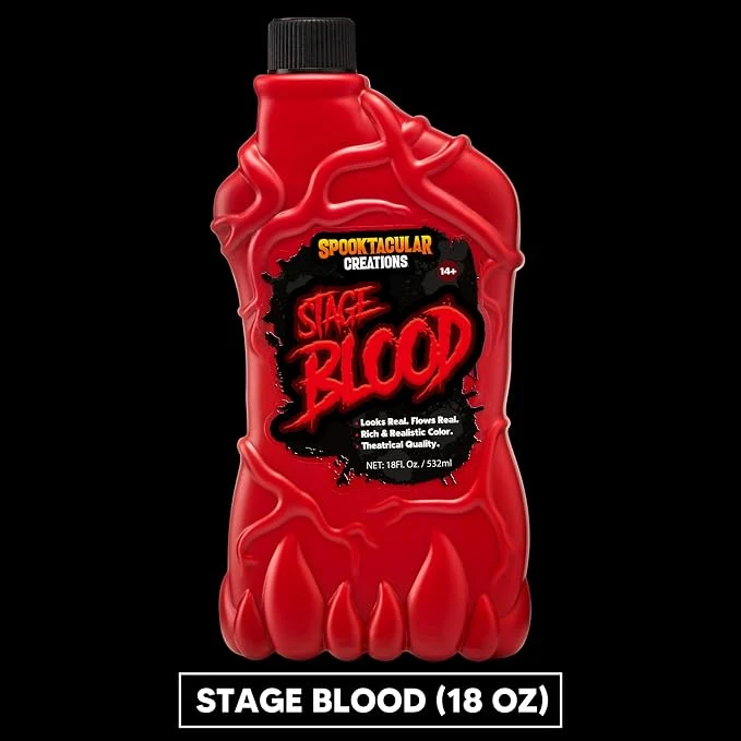 JOYIN 18 oz Stage Blood Prop - Fake Blood for Zombie & Monster Makeup
