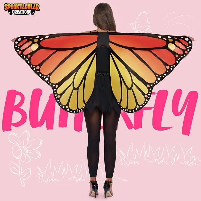 JOYIN Halloween Monarch Butterfly Wings for Women