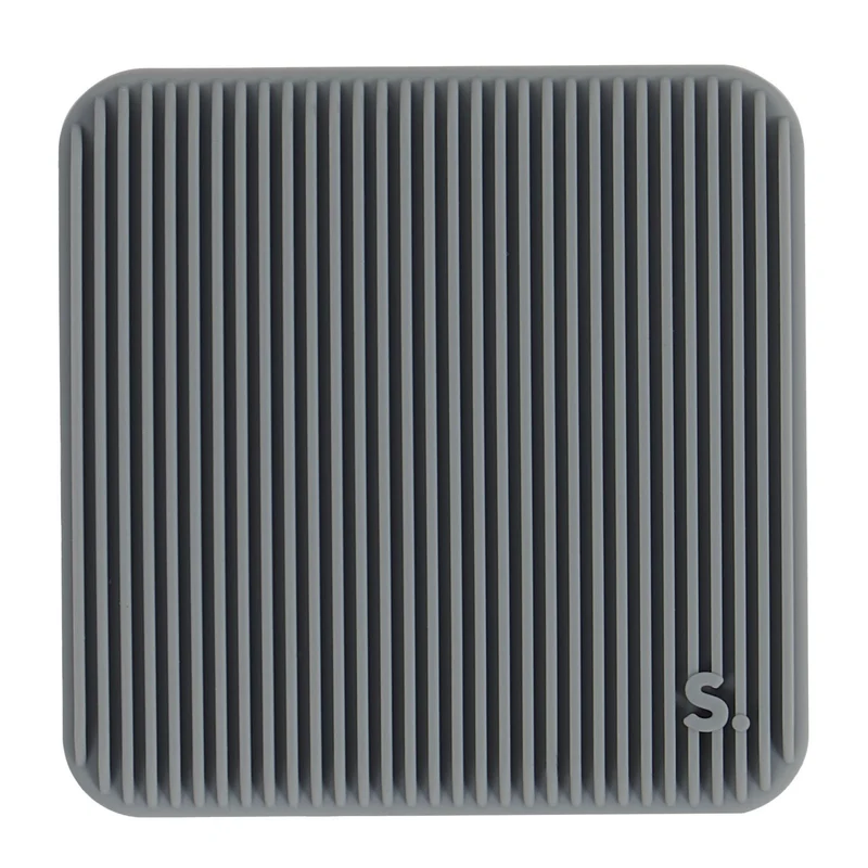 Speks Square Dark Grey Groove Slab Sensory Sticker