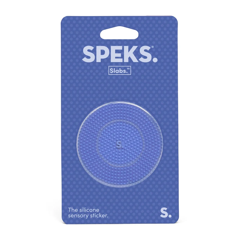 Speks Circle Blue Static Slab Sensory Sticker
