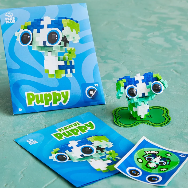Plus-Plus Kreativ Bausteine Haustiere - Hundwelpe