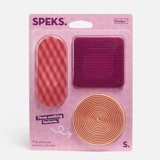 Speks Pink Pack of 3 Slabs Sensory Sticker