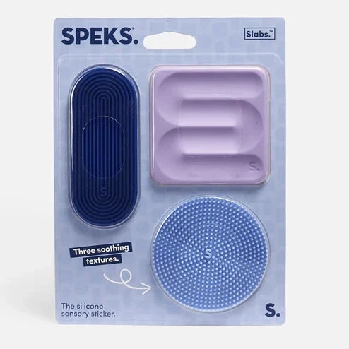 Speks Purple Pack of 3 Slabs Sensory Sticker