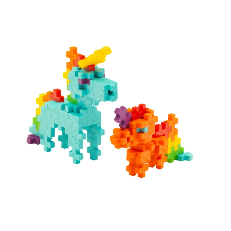 Plus-Plus 100 Kreativ Bausteine Regenbogen Einhorn