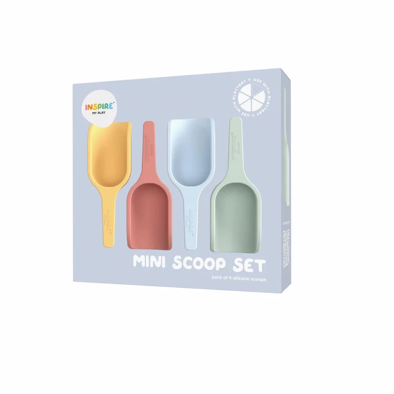 Inspire my Play - Sensorik Spiel Mini Schaufeln 4er Set