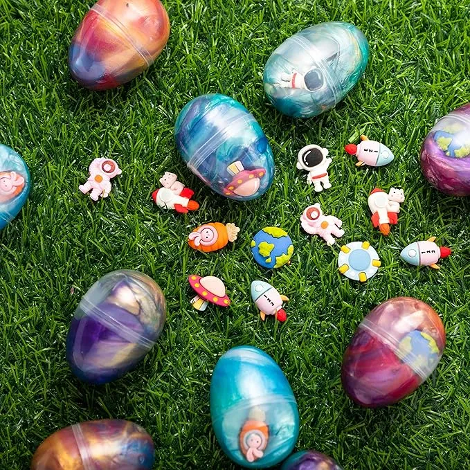 24 Pcs Galaxy Slime Eggs for Kids Party Favors