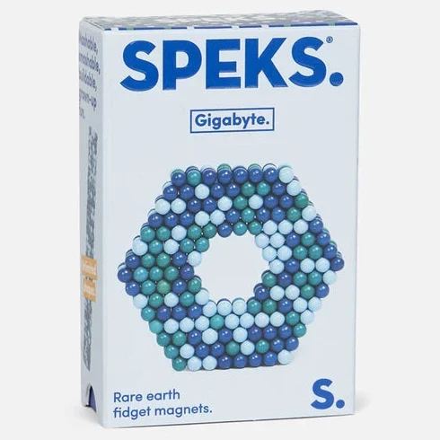 Speks Blue Gigabyte Pixel Mini Magnet Balls