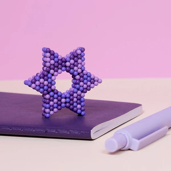 Speks Purple 8 Bit Pixel Mini Magnet Balls