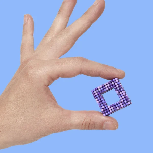 Speks Purple 8 Bit Pixel Mini Magnet Balls