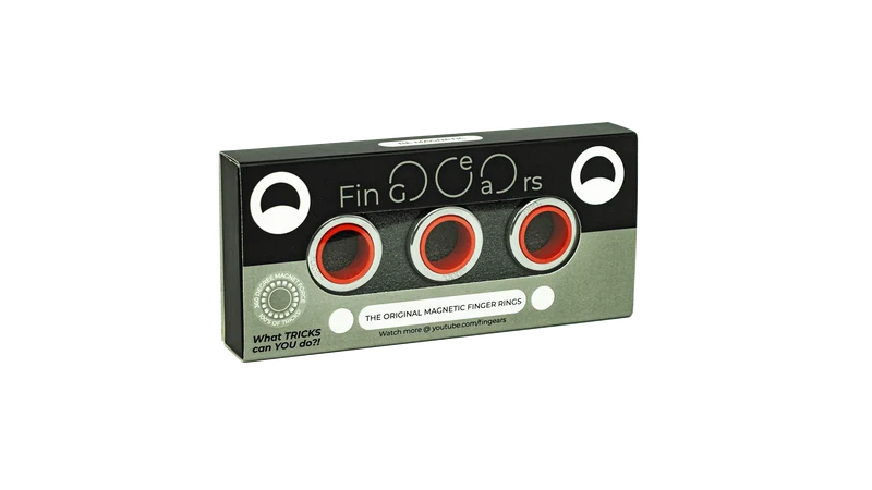 Fingears M-19mm Silver-Red Set